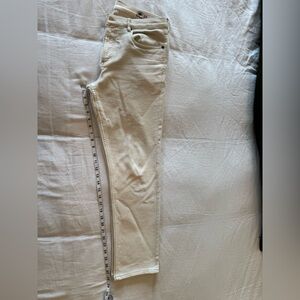 Faherty stretch terry 5 pocket size 32/29 color cream